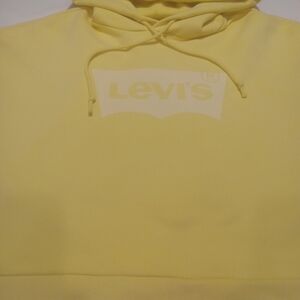 Levi's Soft Yellow Hoodie Woman's Medium